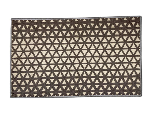 Ethan Polyester Foot Mats Large - Brown