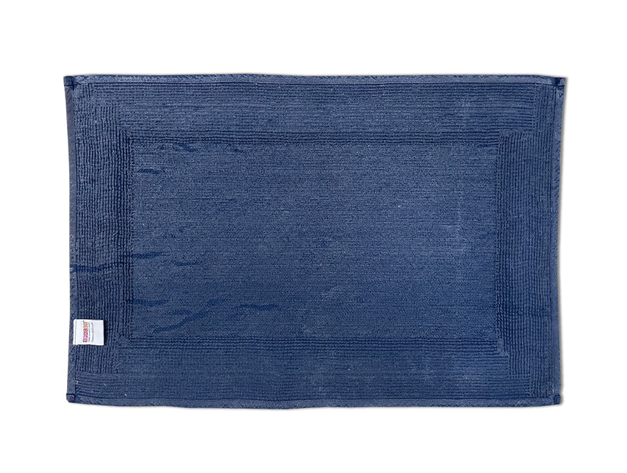 Dries You Quicker Midnght Blue Hygro Cotton Large Bath Mat - Hygro By Spaces