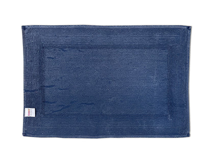 Dries You Quicker Midnght Blue Hygro Cotton Large Bath Mat - Hygro By Spaces