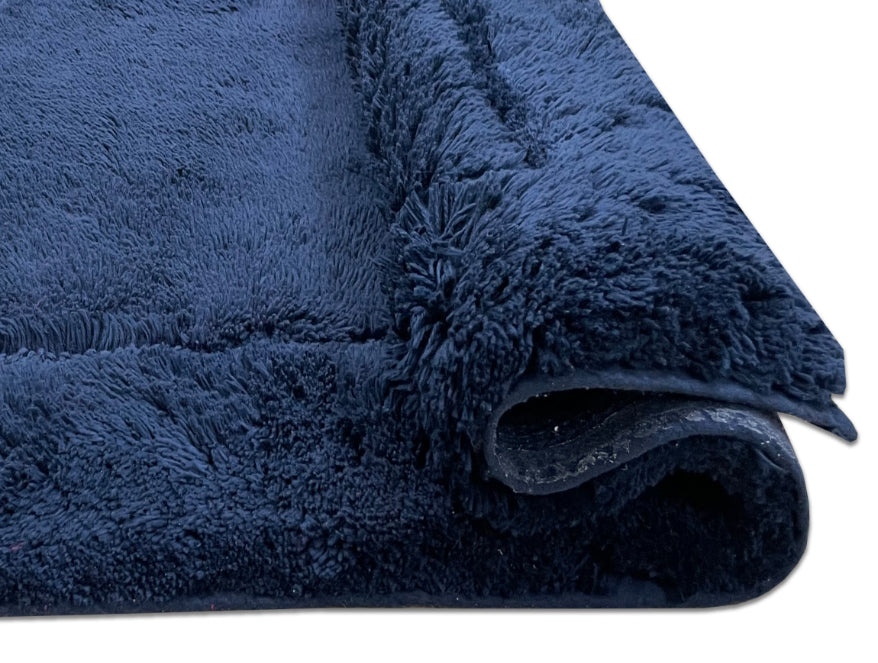 Dries You Quicker Midnght Blue Hygro Cotton Large Bath Mat - Hygro By Spaces