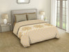 Ornate Irish Cream - Beige 100% Cotton Shell Double Quilt / AC Comforter - By Spaces