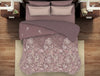 Floral Candy Pink - Pink 100% Cotton Shell Double Quilt / AC Comforter - Reagalis By Spaces