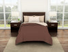 Solid Brown/Beige 100% Cotton Shell Single Quilt / AC Comforter - Essentials Solid By Spaces