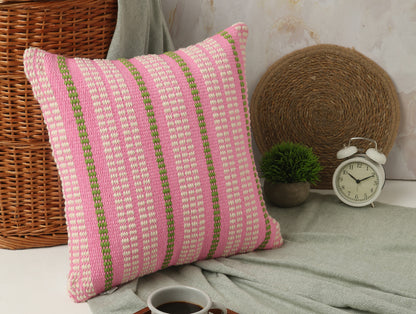 Pink 100% Cotton Cushion Covers by Spun