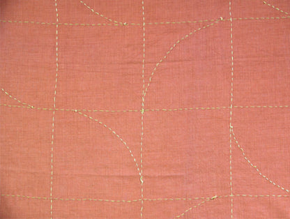 Spun 100% Cotton Handcrafted Scarf - Orange